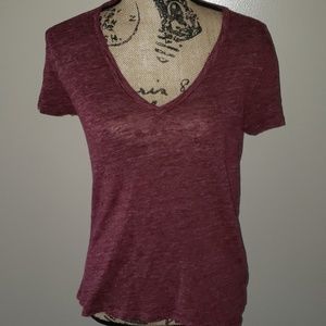 J.crew V neck pocket tee